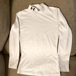 White Under Armor fitted cold gear, under shirt